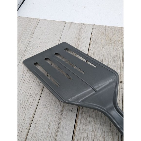 Hutzler Spatula Nylon Slotted Reinforced Turner Flipper No 717 Gray LOPOL - Picture 6 of 7
